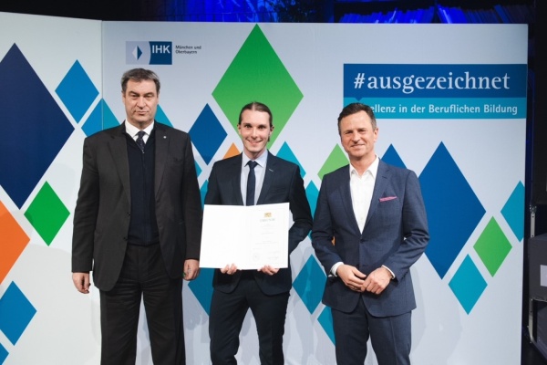 Herzlichen Glückwunsch zum Meisterpreis der Bayerischen Staats­regierung!